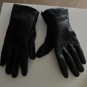 Touchpoint Genuine Leather 100% Cashmere Lining Black Gloves